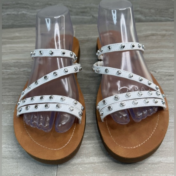 Dunes Ingrid Studded Strappy Sandals Womens Size 9 - Picture 3 of 9